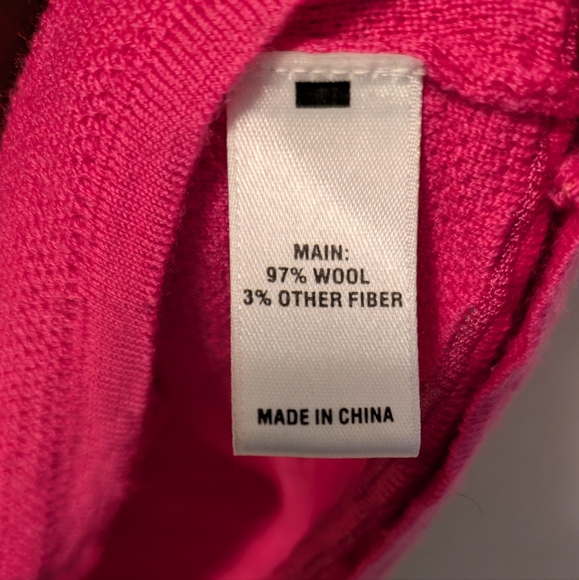 St. John Pink Wool Sleeveless Tank Top - Picture 5 of 6